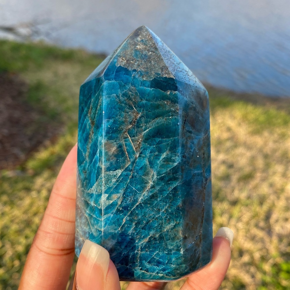 Blue Apatite Tower